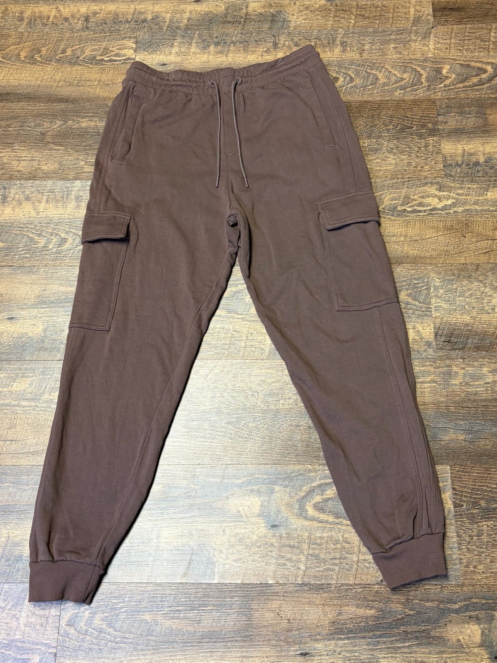 Gymshark Rest Day Essentials Fitted Cargo Joggers Men’s Large Penny Brown